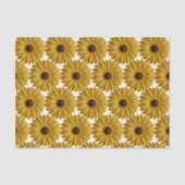 Gele bloem van de margriet zomer verjaardag tuin b tissuepapier (Voorkant)