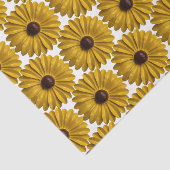 Gele bloem van de margriet zomer verjaardag tuin b tissuepapier (Detail)