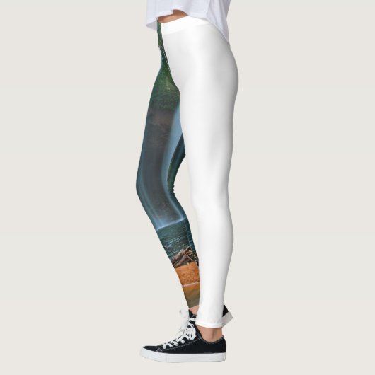 GELE BLOEM WATERVAL LEGGINGS (Links)