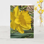 Gele bloem wenskaart kaart (Gele Bloem)