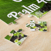 Gele bloem worden nog steeds en kennen Psalm 46:10 Legpuzzel (Zijkant)