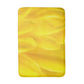 Gele bloembladabstractie middelgrote badmat (Voorkant Verticaal)