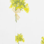 Gele bloemboeket behang (Zoom)