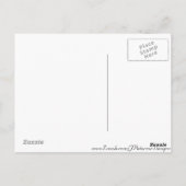Gele bloemen #13 briefkaart (Achterkant)