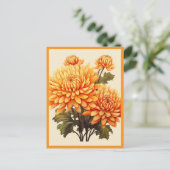 GELE BLOEMEN #1 BRIEFKAART (Staand voorkant)