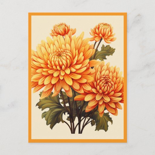 GELE BLOEMEN #1 BRIEFKAART (Voorkant)