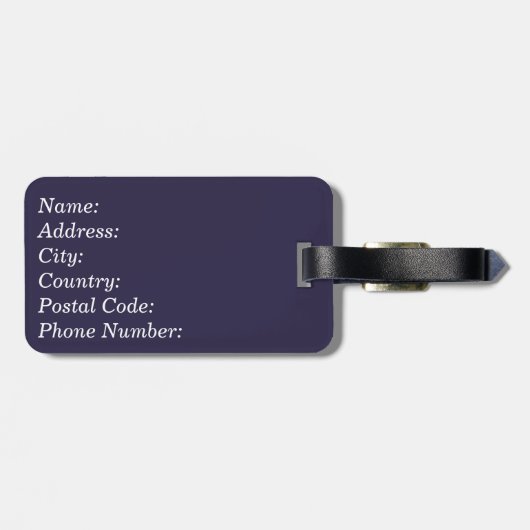 Gele bloemen bagagelabel (Achterkant horizontaal)