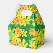 Gele bloemen bedankdoosjes (Voorkant Zijde)