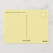 Gele bloemen bij de Midi Pyreneeën in Andorra Briefkaart (Achterkant)