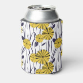 Gele bloemen blikjeskoeler (Blikje Achterkant)