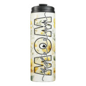 Gele Bloemen / Bloemen Beste Moeder Ooit Thermosbeker (Voorkant)