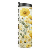 Gele Bloemen / Bloemen Beste Moeder Ooit Thermosbeker (Geroteerd rechts)