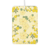 Gele bloemen, bloempatroon, patroon van bloemen luchtverfrisser (Voorkant)