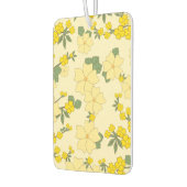 Gele bloemen, bloempatroon, patroon van bloemen luchtverfrisser (Links)