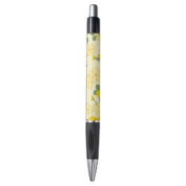 Gele bloemen, bloempatroon, patroon van bloemen pen