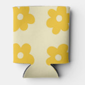 Gele Bloemen Botanische & Tropische Lente & Zomer Blikjeskoeler (Voorkant)