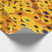 gele bloemen cadeaupapier (Hoek)