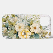 Gele bloemen Case-Mate iPhone case (Achterkant (horizontaal))