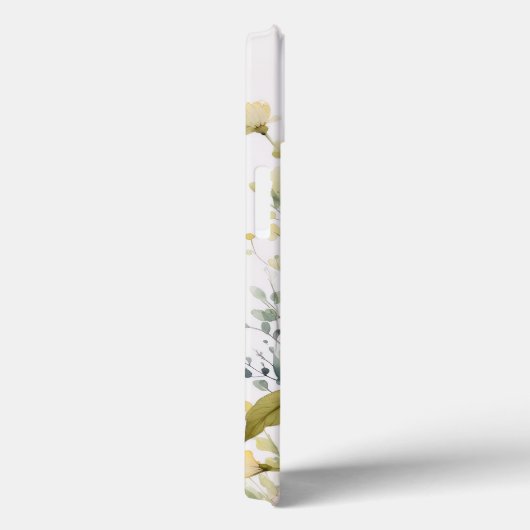 Gele bloemen Case-Mate iPhone case (Achterkant / Rechts)