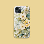 Gele bloemen Case-Mate iPhone case