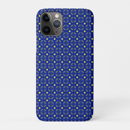 Gele bloemen Case-Mate iPhone case (Achterkant)