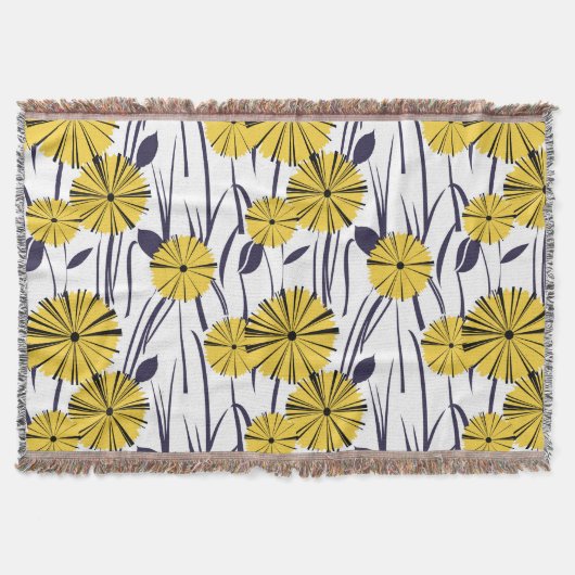 Gele bloemen deken (Voorkant)