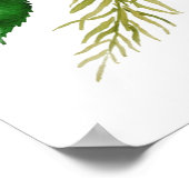 gele bloemen die we van je houden 50 jaar poster (Hoek)