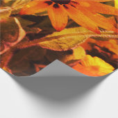 Gele bloemen Dream Wrapping Papier (Hoek)