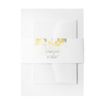 Gele bloemen Elegante bruiloft