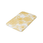 Gele bloemen en bladeren badmat (Gekanteld)
