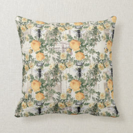 Gele bloemen en koningin kussen