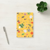 Gele bloemen en witte rozen 10 post-it® notes (Kantoor)