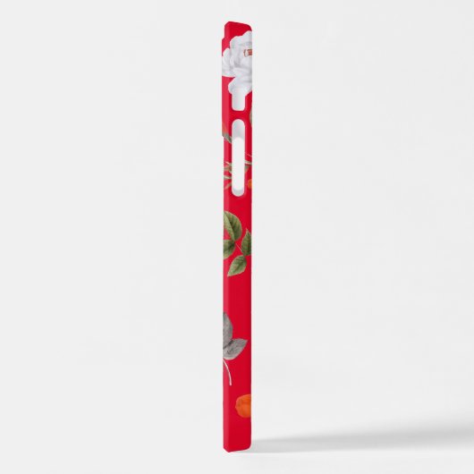 Gele bloemen en witte rozen 13 iPhone hoesje (Linkerkant)