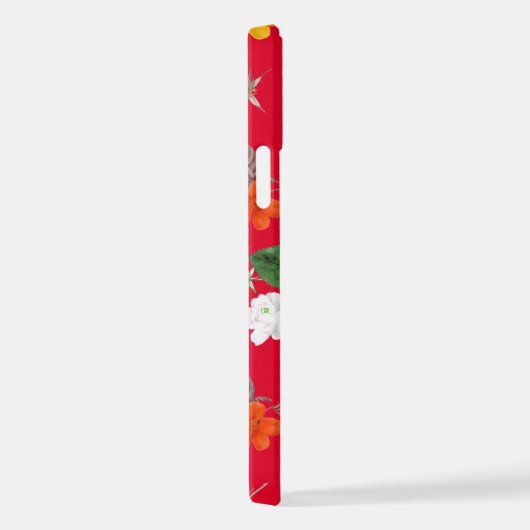 Gele bloemen en witte rozen 13 iPhone hoesje (Rechterkant)