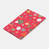 Gele bloemen en witte rozen 13 post-it® notes (Schuin)