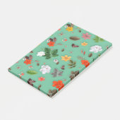Gele bloemen en witte rozen 14 post-it® notes (Schuin)