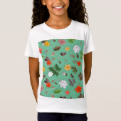 Gele bloemen en witte rozen 14 t-shirt (Voorkant)