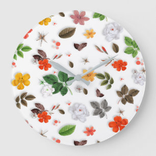 Gele bloemen en witte rozen 15 grote klok