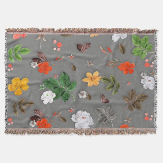 Gele bloemen en witte rozen 16 deken (Voorkant)