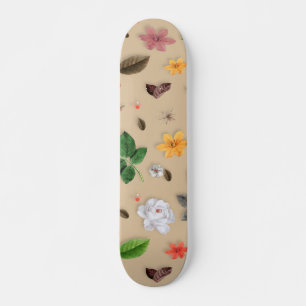 Gele bloemen en witte rozen 17 persoonlijk skateboard