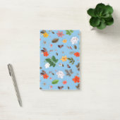 Gele bloemen en witte rozen 18 post-it® notes (Kantoor)