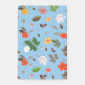 Gele bloemen en witte rozen 18 post-it® notes (Voorkant)