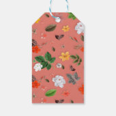 Gele bloemen en witte rozen 19 cadeaulabel (Achterkant)