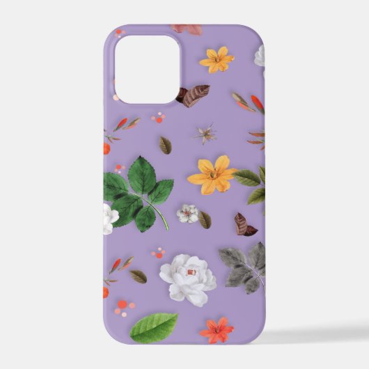 Gele bloemen en witte rozen 21 iPhone hoesje (Achterkant)