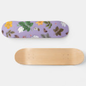 Gele bloemen en witte rozen 21 persoonlijk skateboard (Horizontaal)