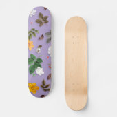 Gele bloemen en witte rozen 21 persoonlijk skateboard (Voorkant)