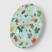 Gele Bloemen en Witte Rozen 22 Grote Klok (Hoek)