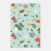 Gele bloemen en witte rozen 22 post-it® notes (Voorkant)