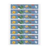 Gele bloemen en witte rozen 23 (Vel)