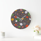 Gele bloemen en witte rozen 26 grote klok (Huis)